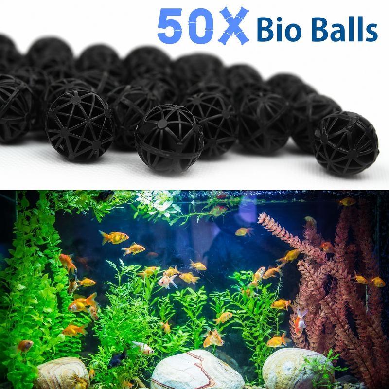 Aquael Filter Fzn - 50개 16mm 수족관 바이오 필터 볼