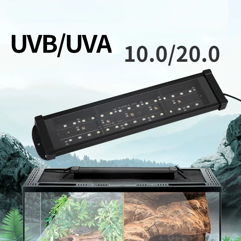 파충류 UVA + UVB 전체 스펙트럼 LED UV 램 - Calcium Powder Reptile 리뷰 및 가격