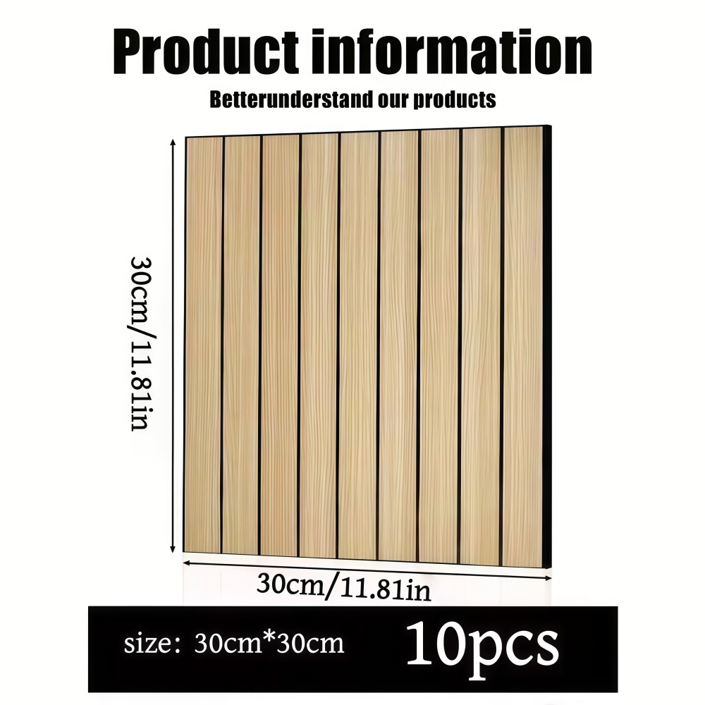 10PCS 그릴 3D 벽 스티커 룸 장식 나뭇결 자체  - Pvc Panel Background 리뷰 및 가격